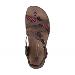 Skechers Reggae Slim Vacay Brown/Purple/Pink Women