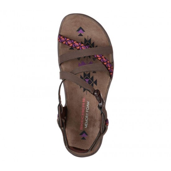 Skechers Reggae Slim Vacay Brown/Purple/Pink Women