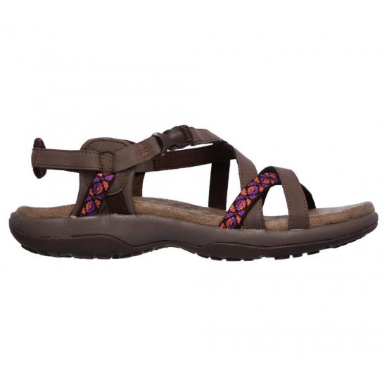 Skechers Reggae Slim Vacay Brown/Purple/Pink Women