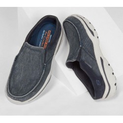 Skechers Relaxed Fit: Creston Backlot Navy Men