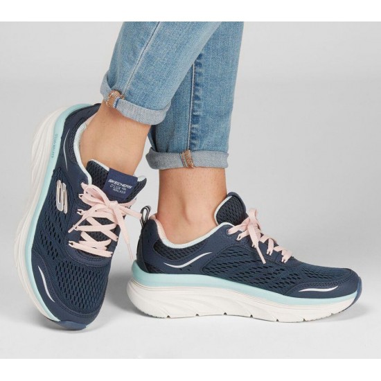 Skechers Relaxed Fit: D'Lux Walker Infinite Motion Navy/Blue Women