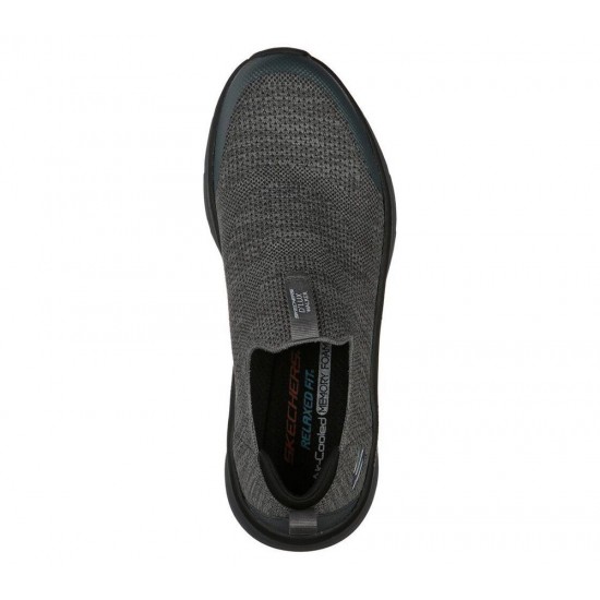 Skechers Relaxed Fit: D'Lux Walker Quick Upgrade Grey Men