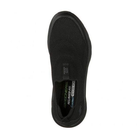 Skechers Relaxed Fit: D'Lux Walker Quick Upgrade Black Men