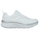 Skechers Relaxed Fit: D'Lux Walker Timeless Path White/Silver Women