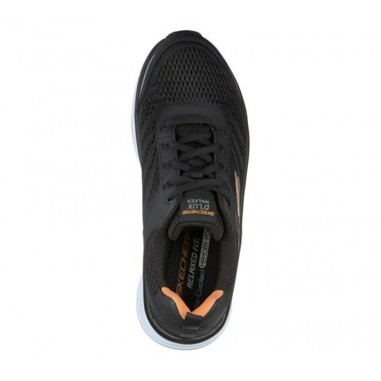 Skechers Relaxed Fit: D'Lux Walker Black/White Men