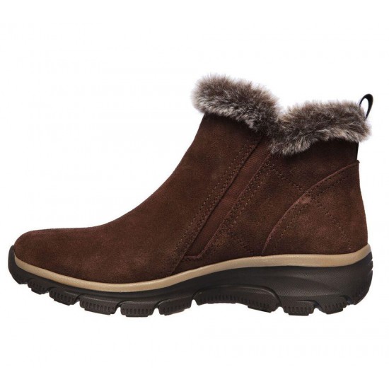 Skechers Relaxed Fit: Easy Going High Zip Brown Women