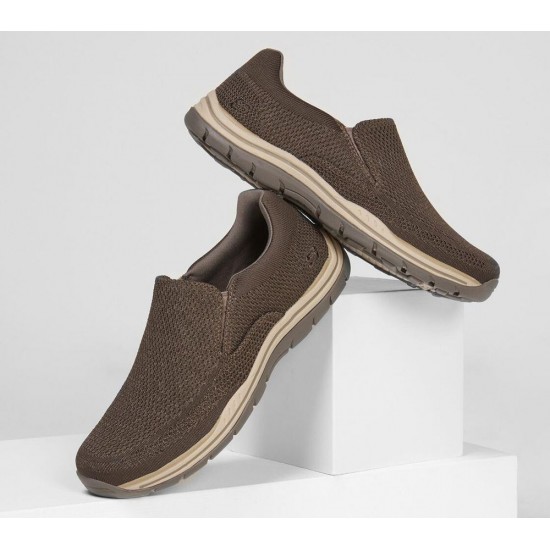 Skechers Relaxed Fit: Expected Gomel Green/Brown Men