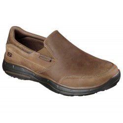 Skechers Relaxed Fit: Glides Calculous Brown Men