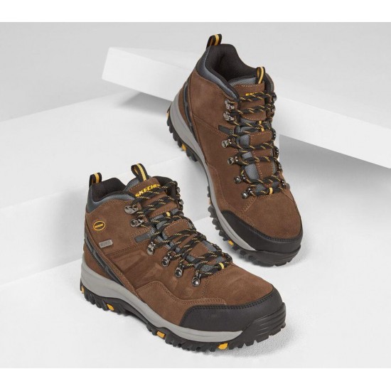 Skechers Relaxed Fit: Relment Pelmo Brown/Black Men