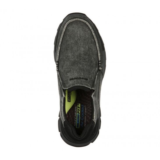 Skechers Relaxed Fit: Respected Vergo Black/Grey Men