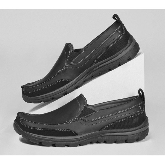 Skechers Relaxed Fit: Superior Gains Black Men