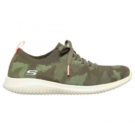 Skechers Ultra Flex Wild Pursuer Green/Camouflage Women