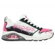 Skechers Uno Drip Dry White/Black/Pink Women