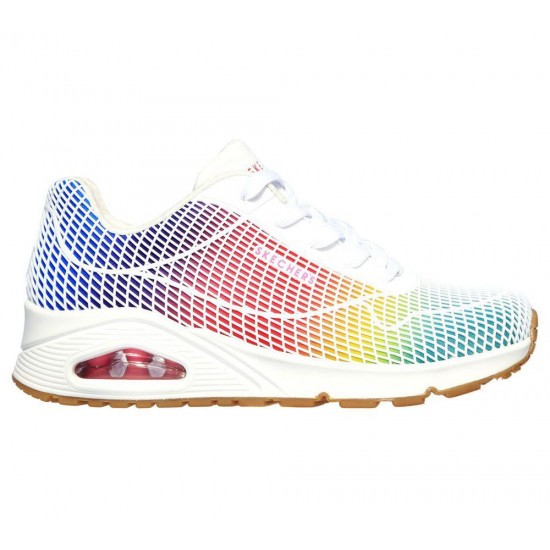 Skechers Uno Eye Catching White/Multicolor Women