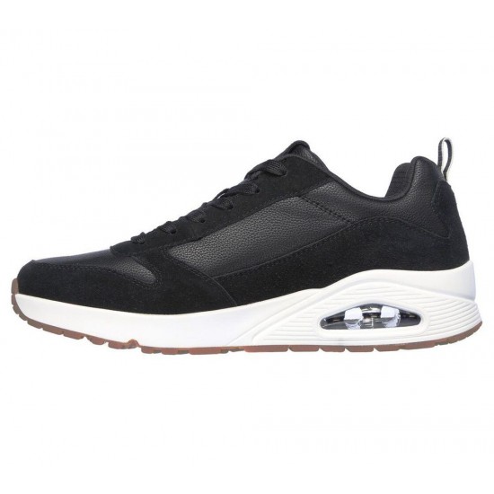 Skechers Uno Stacre Black/White Men