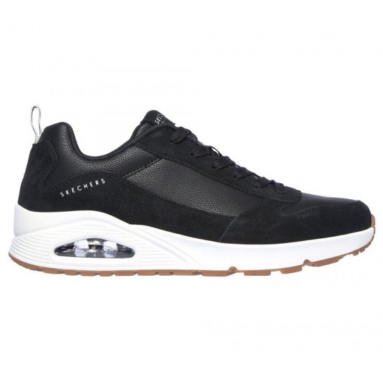 Skechers Uno Stacre Black/White Men