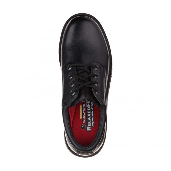 Skechers Work Relaxed Fit: Cottonwood Elks SR Black Men