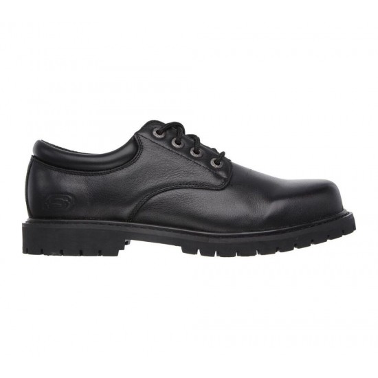 Skechers Work Relaxed Fit: Cottonwood Elks SR Black Men