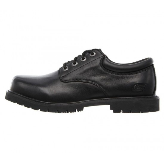 Skechers Work Relaxed Fit: Cottonwood Elks SR Black Men