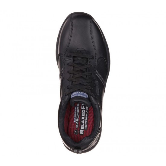 Skechers Work Relaxed Fit: Hobbes Frat SR Black Men