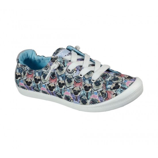 Skechers x Doug the Pug: BOBS Beach Bingo Seeing Dougble Multicolor Women