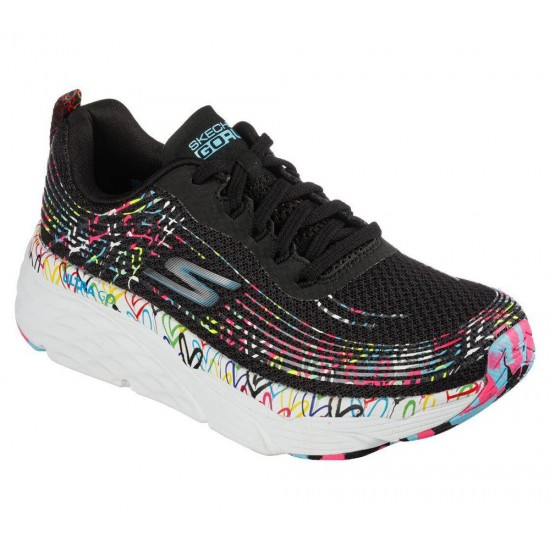 Skechers x JGoldcrown: Max Cushioning Elite Painted With Love Black/Multicolor Women