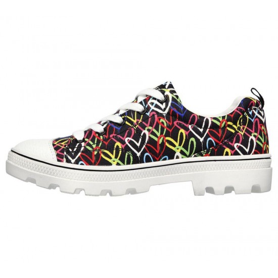 Skechers x JGoldcrown: Roadies Hashtag Love Black/Multicolor Women